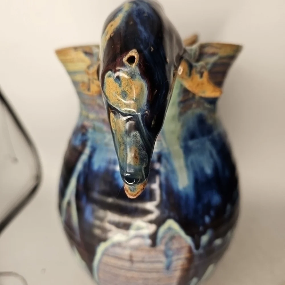 Hand made, hand thrown art pottery‎ pitcher